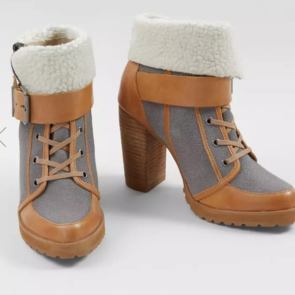 Naughty Monkey High Trail Leather Boot Size 8.5 - Picture 2 of 14